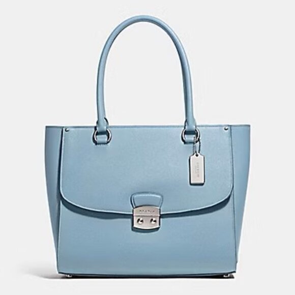 Coach Avary Handbags - COACH Avary Tote Cornflower/Silver ( F48629)